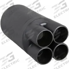 3M Heat Shrink Breakout Boot: 1 Pk, 2.65 in I.D. Before Shrinking, 1.4 in I.D. After Shrinking (MPN HDBB-425-1-250). Key specifications — Brand: 3M; Color: Black; _Pack Size: 1.