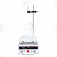 OHAUS Hot Plate Stirrer: US Std Plug Type, 1 Positions, 7 in Plate Wd, 7 in Plate Lg, Rectangular (MPN e-G52HS07C KIT 100-120V). Key specifications — attr1025312: OHAUS; attr1025316: Digital; attr1025320: Yes; attr1025333: Ceramic Coated Aluminum; attr1025337: Hot Plate Stirrer; attr1029342: Hot Plate Stirrer; attr1029343: Yes; attr1071280: 100-120V AC.