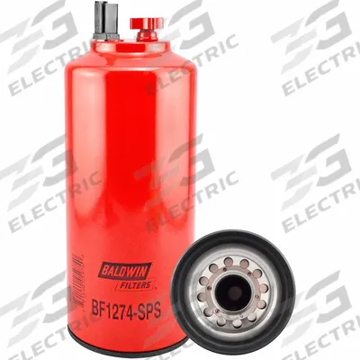 BALDWIN FILTERS Fuel Filter: Spin-On, 4 11/16 in Outside Dia, M85 x 2.0 Thread Size - Spin-On Fuel Filters