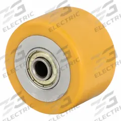 APPROVED VENDOR Caster Wheel: 2 in Wheel Dia., 1 1/4 in Wheel Wd, Polyurethane, 330 lb Load Rating (MPN 40L516). Key specifications — Brand: APPROVED VENDOR; Wheel/Tread Color: Yellow.