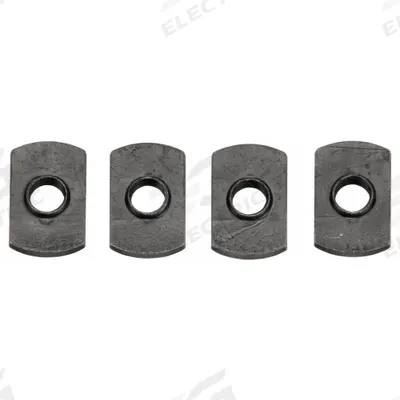 FATH INC. Economy T-Nut: 5/16"-18 Size, For 0.4 in Slot Wd, 15 Series, Single Center - Slide-In T-Nuts