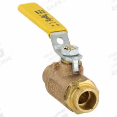 APOLLO Manual Two-Way Ball Valve: 1/2 in, Bronze, Straight, Sweat x Sweat, Std Port, Two-Piece, PTFE (MPN 7020301). Key specifications — Brand: APOLLO; Handle: Lever.