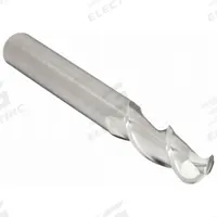 WIDIA HANITA Ball End Mill: Carbide, 2 Flute, 1/4" Mill Dia, 1-1/4" LOC, 3-1/4" OAL (MPN 4A1107002)