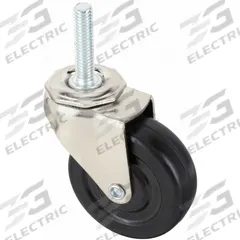 APPROVED VENDOR Stem Caster: Swivel, 2 1/2 in Wheel Dia., 7/8 in Wheel Wd, Rubber, 1 1/2 in Stem Lg (MPN 416P11). Key specifications — Brand: APPROVED VENDOR; Thread Size: 3/8"-16; Roll Up: Swivel.