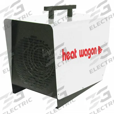 HEAT WAGON Portable Electric Salamander Heater: 9kW Watt Output, 14-50P - Portable Salamander Electric Jobsite & Garage Heaters