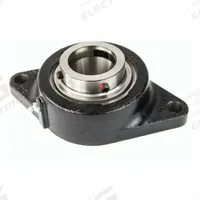TIMKEN Flange Mount Bearing: Radial Ball, 20 mm Bore, Cast Iron, Set Screws, 111.9 mm Lg, 40 mm Wd (MPN YCJT 20 SGT). Key specifications — Bore Type: Cylindrical; Brand: TIMKEN; Lubricant Material: NLGI 2 Lithium Complex Grease; Mounting Bolt Size: M10; Split Housing: Not Split; System of Measurement: Metric.