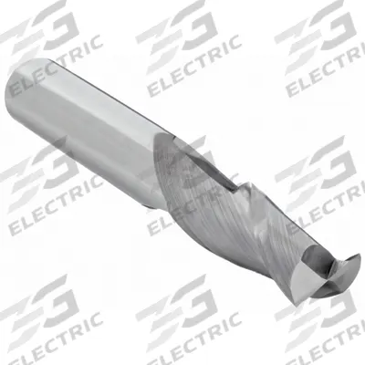 CLEVELAND Square End Mill: Carbide, 2 Flute, 3/8" Mill Dia, 1-3/4" LOC, 4" OAL (MPN C61046) - Carbide Square End Mills for Aluminum