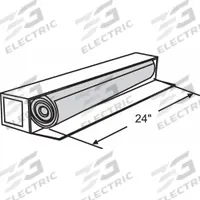 APPROVED VENDOR Replacement Screen: Fiberglass, Charcoal, 18 x 16 Mesh Size, 2 ft Wd, 100 ft Lg (MPN 69-25). Key specifications — Brand: APPROVED VENDOR; Color: Charcoal; Mesh Size: 18 x 16.