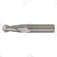 CLEVELAND Ball End Mill: Carbide, TiAlN Coated, 2 Flute, 9/64" Mill Dia, 9/16" LOC, 2" OAL (MPN C80925)