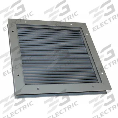 Dayton Door Louver: Gray Primer, Steel - Door Louvers