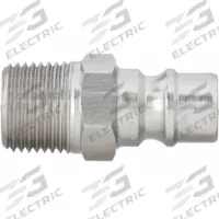 SNAP-TITE Hydraulic Quick Connect Hose Coupling: 1/4 in, 316 Stainless Steel, 1/4"-18 Thread Size (MPN SPHN4-4M). Key specifications — Thread Size: 1/4"-18; Seal Material: Buna; Brand: SNAP-TITE.