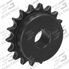 TSUBAKI Single Strand Sprocket: 60, For 3/4 in Chain Pitch, 1 1/4 in Bore Dia, 18 Teeth, Steel (MPN 60B18F-1D). Key specifications — Brand: TSUBAKI.