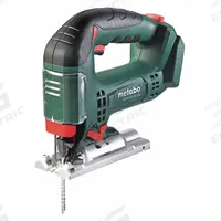 METABO Jigsaw: Top Handle, T-Shank, Orbital/Straight Stroke, 3,000 stroke/min Stroke Rate - Max (MPN STAB 18 LTX 100 bare). Key specifications — attr1170165: Top Handle; attr1170166: T-Shank; attr1170167: Orbital; attr1170168: Brushed.