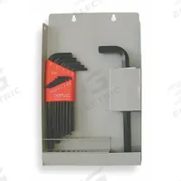 EKLIND Hex Key Set: 11 - 15 Pieces, Hex-L Long, L, SAE, Std End, Long, 14 Pieces, Organizer, 2 Tips (MPN 10214). Key specifications — attr1205553: Not Tether Capable; attr1205554: EKLIND; attr1205568: Black Oxide; attr1293176: 11 - 15 Pieces.