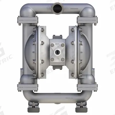 SANDPIPER Air Operated Double Diaphragm Pump: 316 Stainless Steel, 2 in, Tri-Clamp - FDA-Compliant AODD Pumps