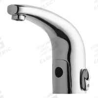 CHICAGO FAUCETS Bathroom Sensor Faucet: HyTronic Traditional, Cast Brass, Polished Chrome Finish (MPN WWG116.221.AB.1T). Key specifications — Brand: CHICAGO FAUCETS; Includes: Mounting Hardware; Series: HyTronic Traditional.