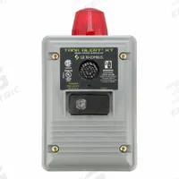 SJE-RHOMBUS Water Alarm: High Level, 120V AC, Auto, 85 dB, Audio/Visual, 1 Alarm Inputs, 3R (MPN 1009923). Key specifications — Brand: SJE-RHOMBUS; Nameplate Voltage: 120V AC; Manufacturer Part Number: 1009923; Switch Type Included: Tether Float; Battery Backup: No.