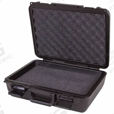 FLAMBEAU Protective Case: 10 in x 14 3/8 in x 5 5/8 in Inside, Solid, Black, Stationary - Suitcase-Style Cases
