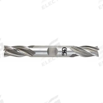 OSG Square End Mill: Cobalt, TiN Coated, Double End, 4 Flute, 7/16" Mill Dia - Double-End Cobalt Square End Mills