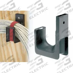 PANDUIT J-Hook: Screw-On without Locking Latch, 4 in Max. Bundle Dia., Nylon 6/6, Gray, 10 PK (MPN JP4W-X). Key specifications — Material: Nylon 6/6; Includes Locking Latch: No; Color: Gray; Brand: PANDUIT; Mounting Location: Wall; Mounting & Attachment (subhead): Screw-On without Locking Latch.