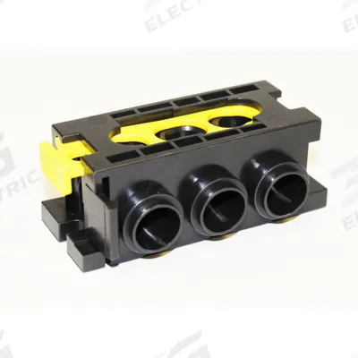 AVENTICS Manifold Segment: 4 1/8 in Overall Ht, 9/16 in Overall Lg - Aventics 740 Manifolds & Bases