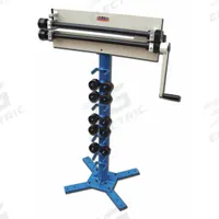 BAILEIGH INDUSTRIAL Bead Roller: Manual, 18 in Throat Dp, 18 ga Sheet Metal Capacity (Steel) (MPN BR-18M-18). Key specifications — attr67906: Drive Shafts Ride in Quality Bronze Bushings; attr67913: Manual; attr67901: Yes; attr67895: BAILEIGH INDUSTRIAL.