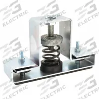 MASON Floor-Mount Vibration Isolator: Spring, 200 lb Capacity, 5 1/8 in Ht, 2 1/2 in Wd, 8 3/4 in Dp (MPN 5XR71). Key specifications — Brand: MASON; Spring Color: Black.