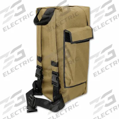 EMI Backpack: 23 in L x 12 in W x 12 in D, Nylon, Brown, 11-20 in/30+ in - Medical Backpacks