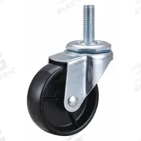APPROVED VENDOR Stem Caster: Swivel, 3 in Wheel Dia., 1 in Wheel Wd, Polyolefin, 1 1/2 in Stem Lg (MPN 20TM43). Key specifications — Brand: APPROVED VENDOR; Thread Size: 1/2"-13; Roll Up: Swivel.