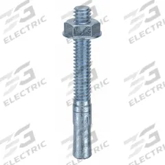 MKT FASTENING Wedge Anchor: 2 1/4 in Overall Lg, 1/4 in Dia, 1/4"-20 Thread Size, Steel, 100 PK (MPN 2514214). Key specifications — Brand: MKT FASTENING; Anchor Type: Wedge; Finish Type: Zinc Yellow.