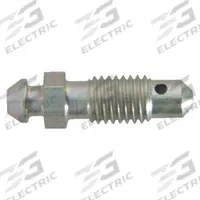 SUR&R Brake Bleeder Screw: Brake Bleeder Screw, 1/4"-28 Thread Size, Steel, 5 Pieces, 5 PK (MPN BB04). Key specifications — Material: Steel; Product Type: Brake Bleeder Screw; Thread Size: 1/4"-28; Brand: SUR&R; Color: Silver.