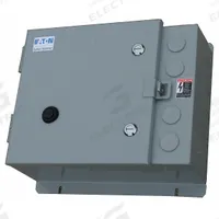 EATON NEMA Magnetic Motor Starter: Non-Reversing, 3 Poles, NEMA Size 4, 135 A, 24V AC Coil (MPN ECN0542TAA-R63/F). Key specifications — attr211388: EATON; attr951451: 1NO/1NC; attr951453: 24V AC; attr951489: Three; attr984425: 1NO/1NC; attr984429: Pilot Light; attr997361: None (Not Applicable to Electronic Overloads).