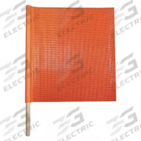 APPROVED VENDOR Traffic Flag: Traffic Flag, 24 in Wood Dowel, Blank, 18 in x 18 in Flag Size (H x W) (MPN 3YWY4). Key specifications — Product Type: Traffic Flag; Color: Orange; Brand: APPROVED VENDOR; Includes: 24 in Wood Dowel; Legend: Blank; Material: PVC Coated Mesh.