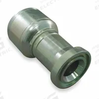 AEROQUIP Hydraulic Flange Fitting: 1/2 in Hydraulic Hose I.D., 1 1/2 in Hydraulic Flange Size (MPN 1A8FL8). Key specifications — attr95970: Straight; attr95968: Carbon Steel; attr98911: AEROQUIP.