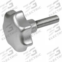 JW WINCO Stainless Steel Hand Knobs; Stainless Steel Star Knobs: 7 Point, Stainless Steel, 50 mm Dia (MPN 6336.5-ES-50-M10-30). Key specifications — Brand: JW WINCO; Finish: Matte.