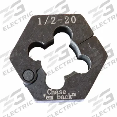 AME Automotive Rethread Die: Thread Repair Die, 1 in Overall Lg, 1 1/8 in Overall Wd - Wheel Stud Tools & Kits