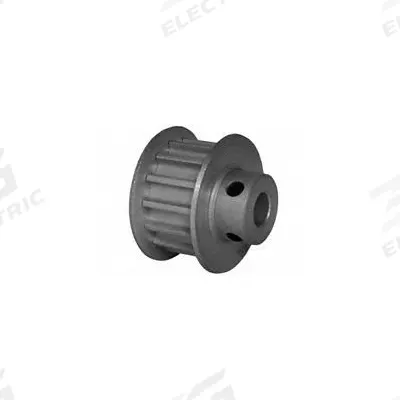 Dayton Timing Pulley: Curvilinear, Fixed, For HTD Timing Belt Section, For 9 mm Belt Wd - HTD Section Fixed-Bore Timing Pulleys with Hub
