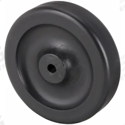 APPROVED VENDOR Caster Wheel: 4 in Wheel Dia., 1 in Wheel Wd, Polyolefin, 140 lb Load Rating - Polyolefin Tread Wheels
