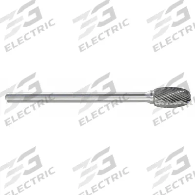 APPROVED VENDOR Carbide Bur: Oval, SE-3L6, Single Cut, 3/8" x 5/8" Head - Single-Cut Oval Burs