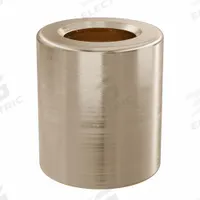 Sleeve Bearing: Bronze, SAE 841, 4 mm Bore, 7 mm OD, 8 mm Lg, 49,938 lb/sq in-fpm Max PV, 10 PK (MPN AAM0407-08B). Key specifications — System of Measurement: Metric; Material Grade: SAE 841; Brand: OILITE.