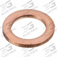 Sealing Washer: M9 Screw Sz, Copper, Copper Seal, 9 mm Inside Dia, 14 mm Outside Dia, Copper, 100 PK (MPN M50301.090.0014). Key specifications — Brand: APPROVED VENDOR; Product Type: Sealing Washer; System of Measurement: Metric; Seal Material: Copper; Pack Size: Small Pack.