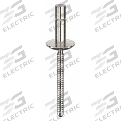 MAGNA-LOK Blind Rivet,1.706 in L,0.25 in dia,PK25: Inch, 1 45/64 in Overall Lg, 13/32 in Body Lg - Domed-Head Blind Rivets