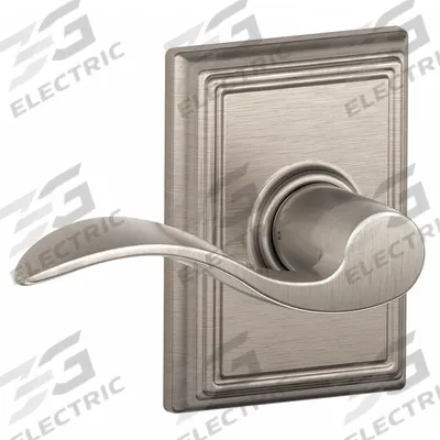 SCHLAGE Door Lockset: Passage Lever Locksets, Nickel