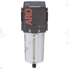 ARO Compressed Air Filter: Particulate, 3/8 in NPT, 5 micron, 156 cfm, 250 psi Max Op Pressure, 2000 (MPN F35331-410). Key specifications — attr110055: 2000; attr110008: ARO.
