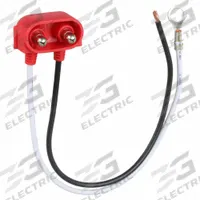 MAXXIMA LED Connector: 2-Pin Connector, 2 Wires, 6 in Wire Lg, 1 Connectors, LED Lights (MPN 3LXF4). Key specifications — Wire Sizes Included: 18 AWG; Connector Type: 2-Pin Connector; Compatible Product Type: LED Lights.