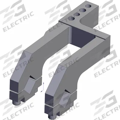 SMC Cylinder Arm: Mfr Part # CKZT40-A015LS, Fits 40 mm Bore Dia, CKZT - Accessories for Compact Power Clamp Cylinders