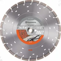 HUSQVARNA Diamond Saw Blade: 14 in Blade Dia., Wet/Dry, For Power Cutter, Better, Segmented, 10 PK (MPN 534972902). Key specifications — attr1097734: Wet/Dry; attr1097738: Power Cutter; attr1097751: HUSQVARNA.
