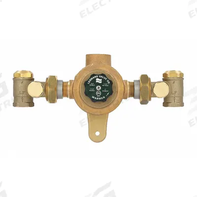LEONARD VALVE Thermostatic Mixing Valve: 1 in Inlet Connection Size - Point-of-Source Mixing Valves