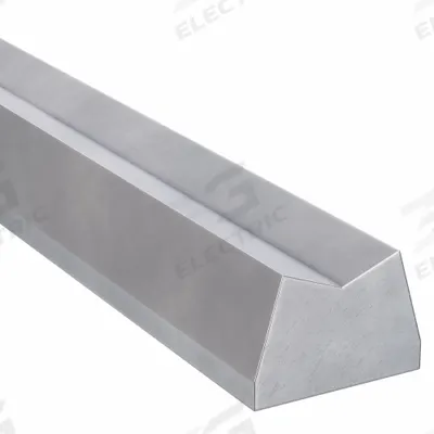 THOMSON Linear Shaft Support Rail: 1 1/4 in Shaft Dia, 24 in Lg, Black Oxide - Low Profile Linear Shaft Support Rails