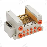 SMC Manifold, 8 Station, VQ Series, D-Sub: VV5Q21-08C6FU3-NS, Base Mounted Manifold, 2000
